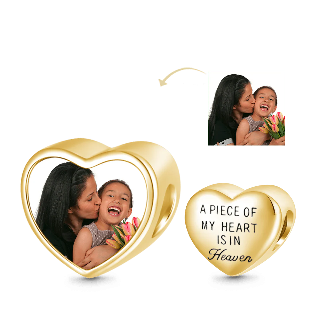 Gnoce Charm Photo Amour Pour Toujours Alliage argent plaqué platine