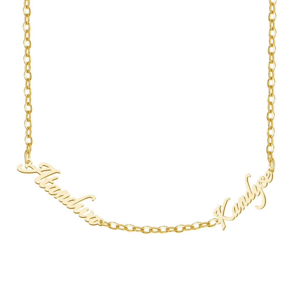 Gnoce Collier Nom Personnalisé Meilleures Amies - Image 2