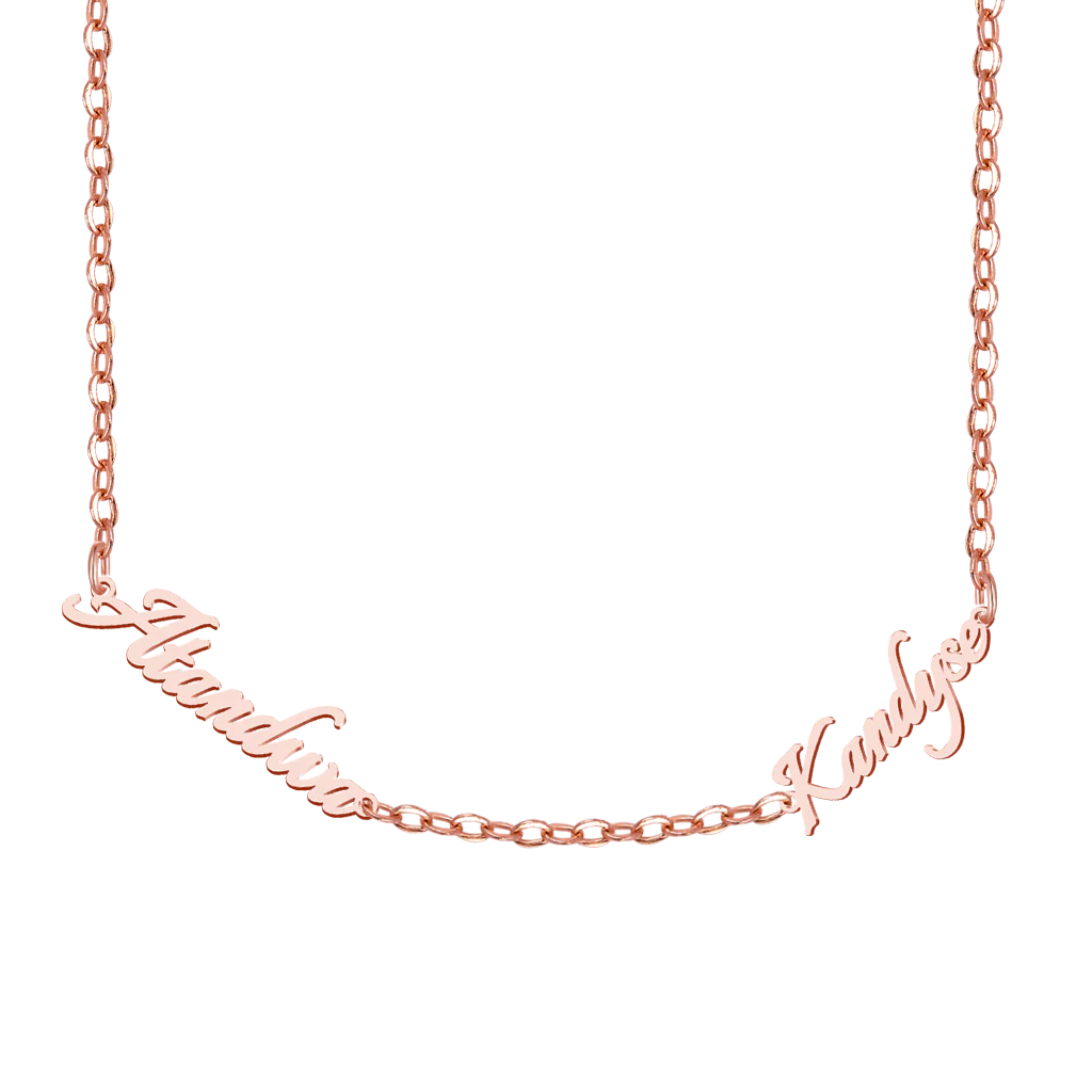 Gnoce Collier Nom Personnalisé Meilleures Amies - Image 3