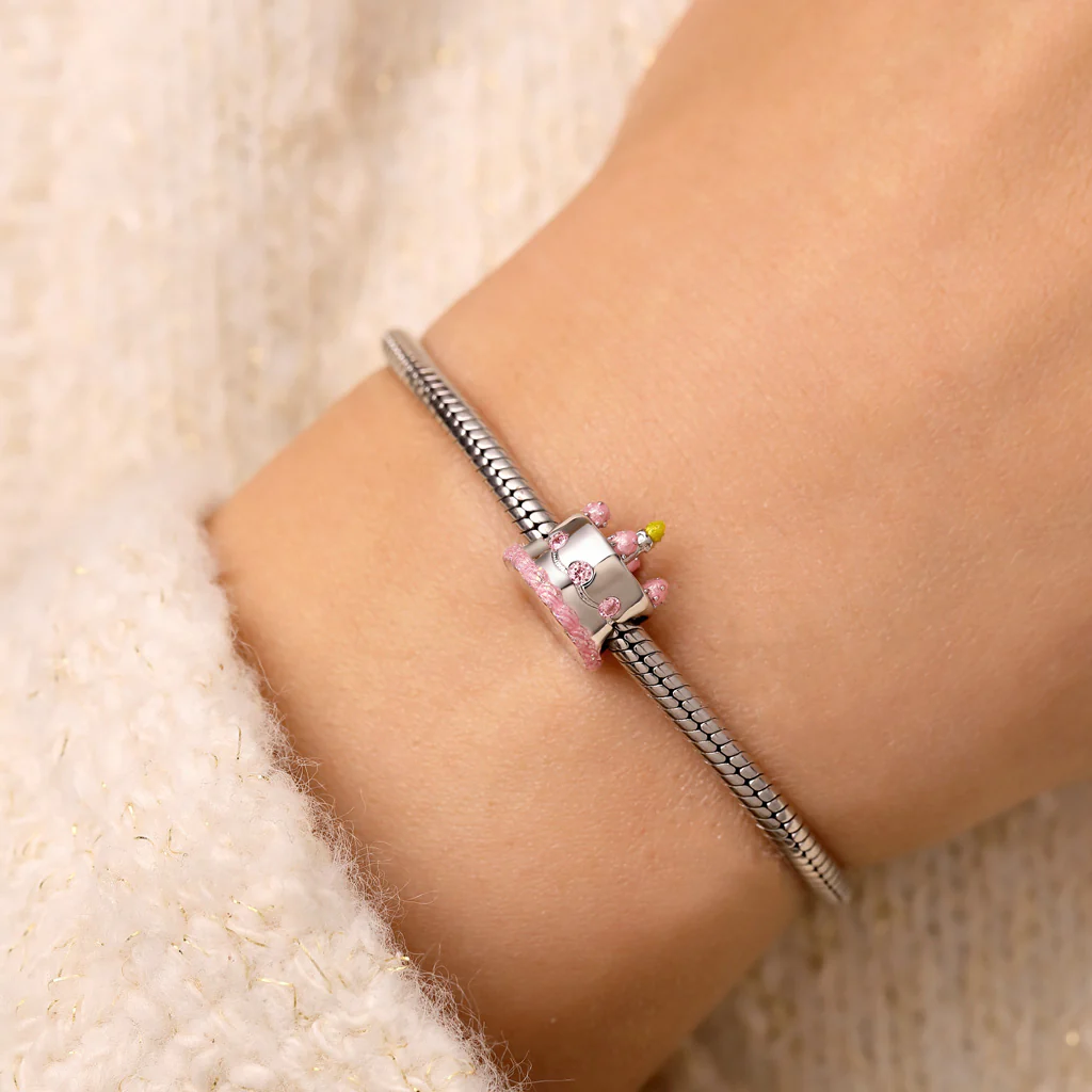 Gnoce Charme de vœu pour bougie d'anniversaire gravable Alliage argent plaqué platine - Image 6