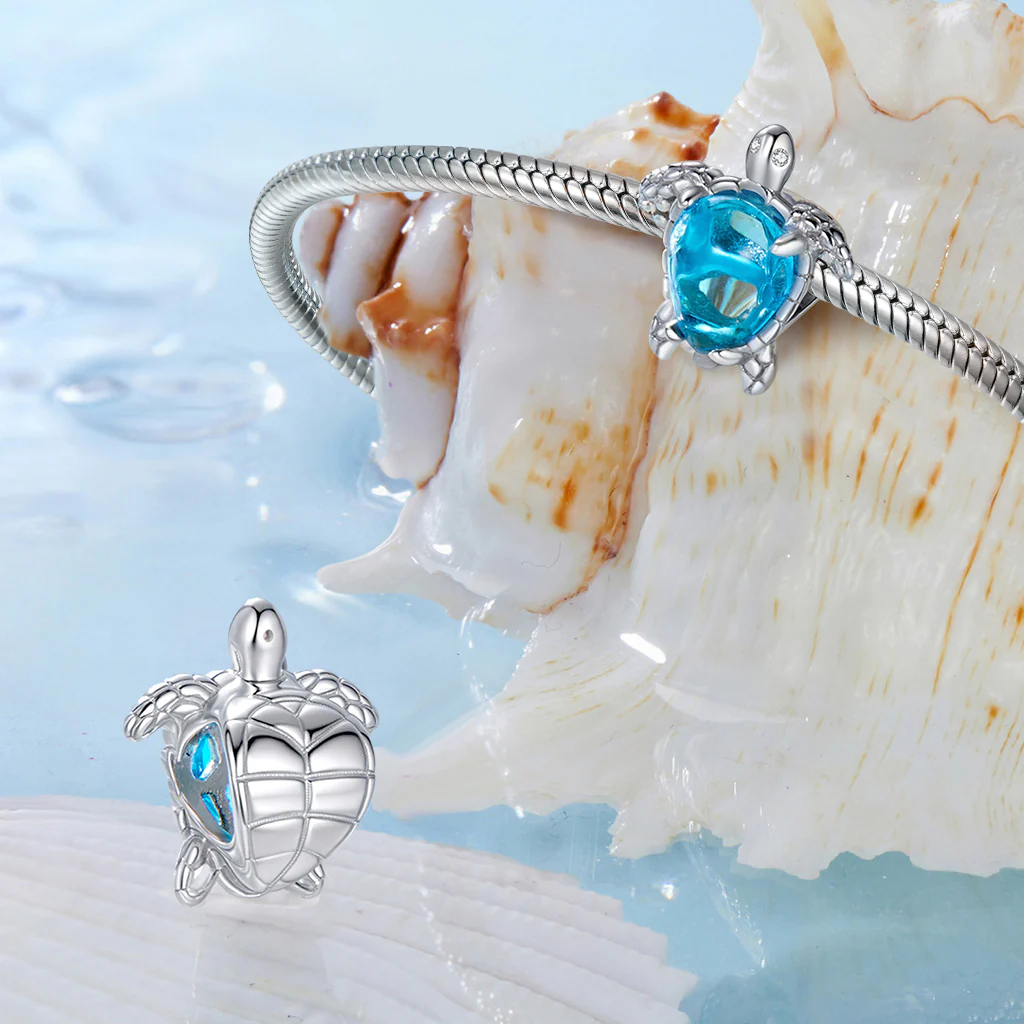 Gnoce Charm Tortue de Mer Bleue Romantique - Image 2