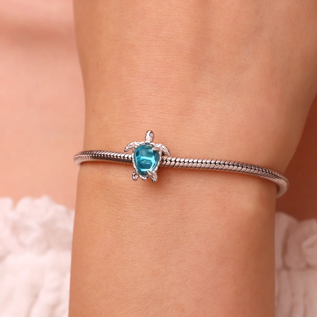 Gnoce Charm Tortue de Mer Bleue Romantique - Image 4