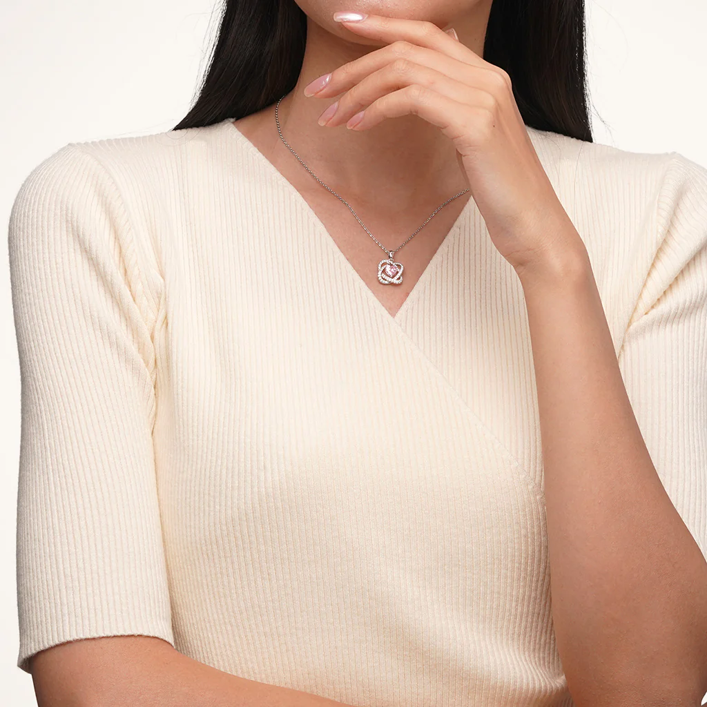 Gnoce Collier Pierre de Naissance Cœur Celtique - Image 4