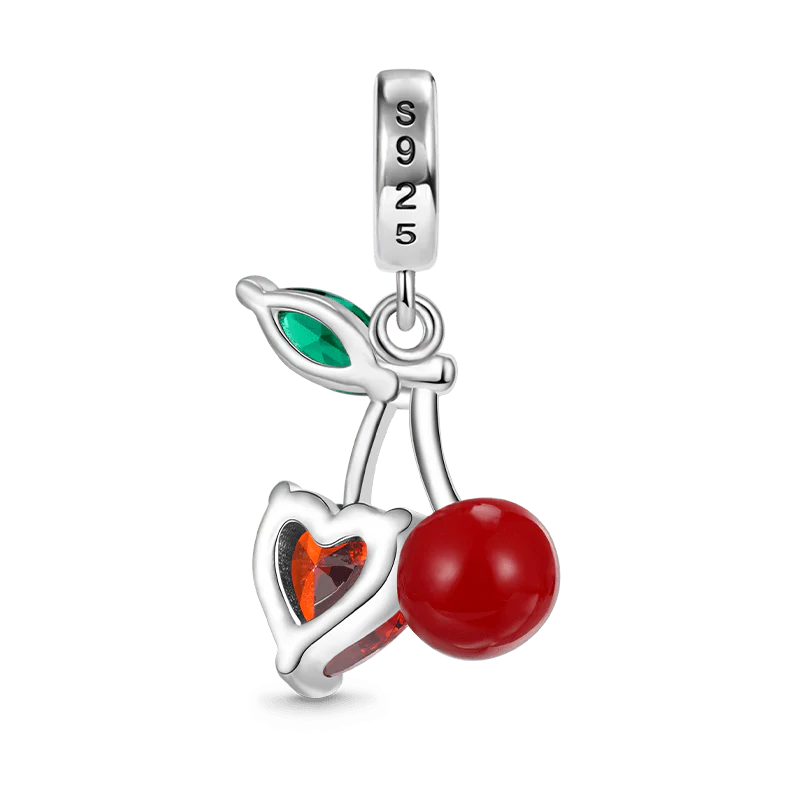 Gnoce Pendentif Cerise Embrasse un Cœur - Image 2