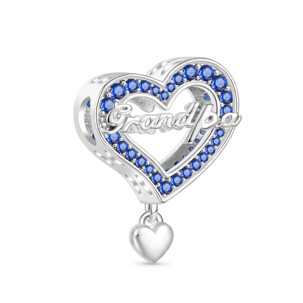 Gnoce Charm Grand-père Membres de la Famille Alliage argent plaqué platine - Image 3