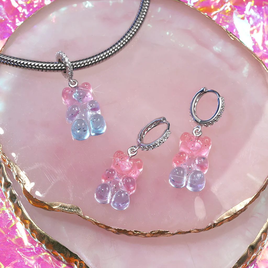 Gnoce Boucles d'Oreilles Ours en Gomme - Image 2
