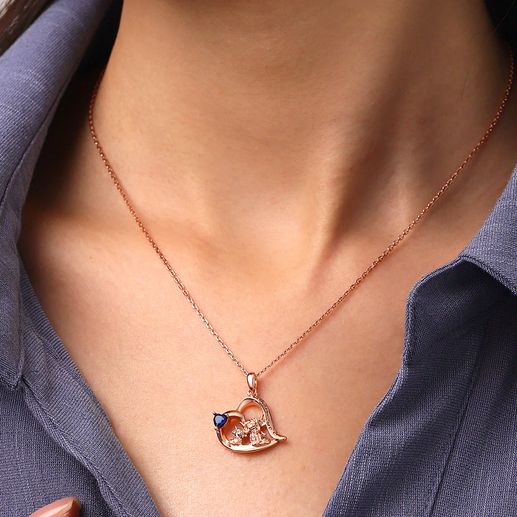 Gnoce Collier Pierre de Naissance Vache Highland - Image 7