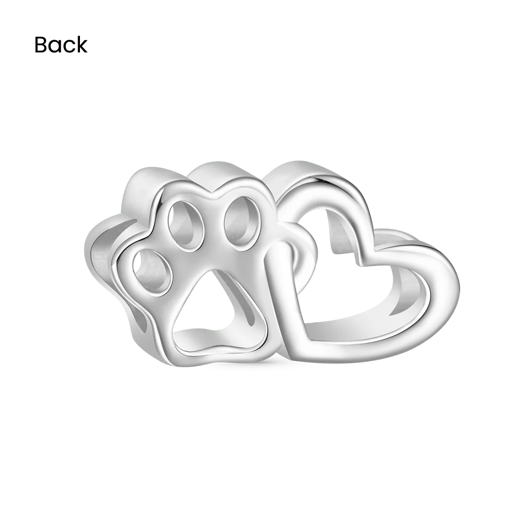 Gnoce Charm Creux d'Amour Mignon Alliage argent plaqué platine - Image 2