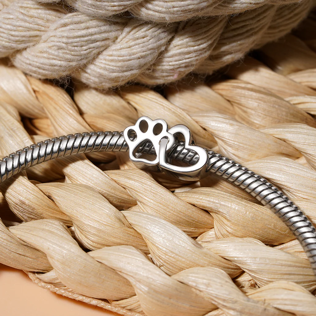 Gnoce Charm Creux d'Amour Mignon Alliage argent plaqué platine - Image 3