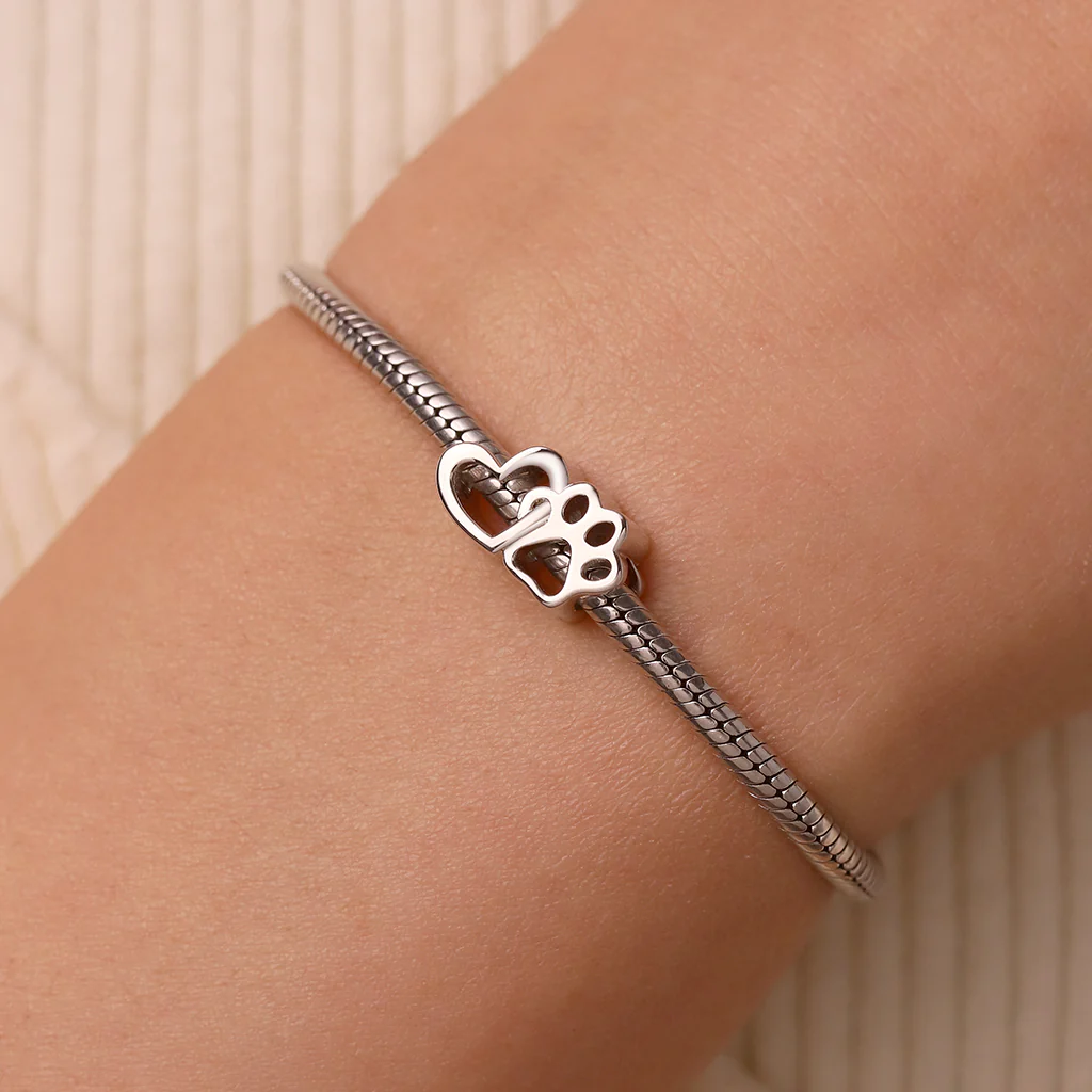 Gnoce Charm Creux d'Amour Mignon Alliage argent plaqué platine - Image 5