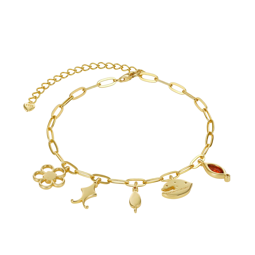 Gnoce Bracelet de gemme d'âme Puella Magi Madoka Magica Alliage argent plaqué platine - Image 3