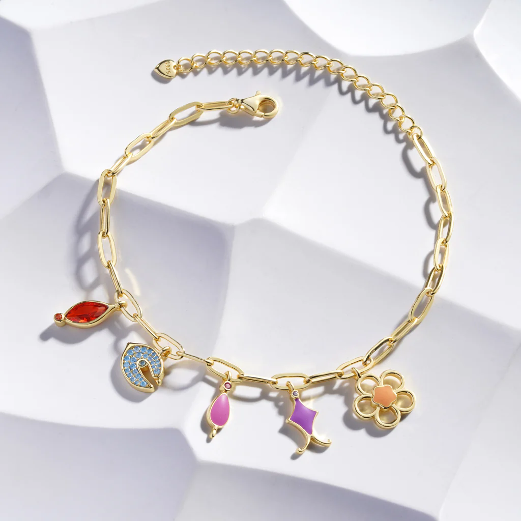 Gnoce Bracelet de gemme d'âme Puella Magi Madoka Magica Alliage argent plaqué platine - Image 4
