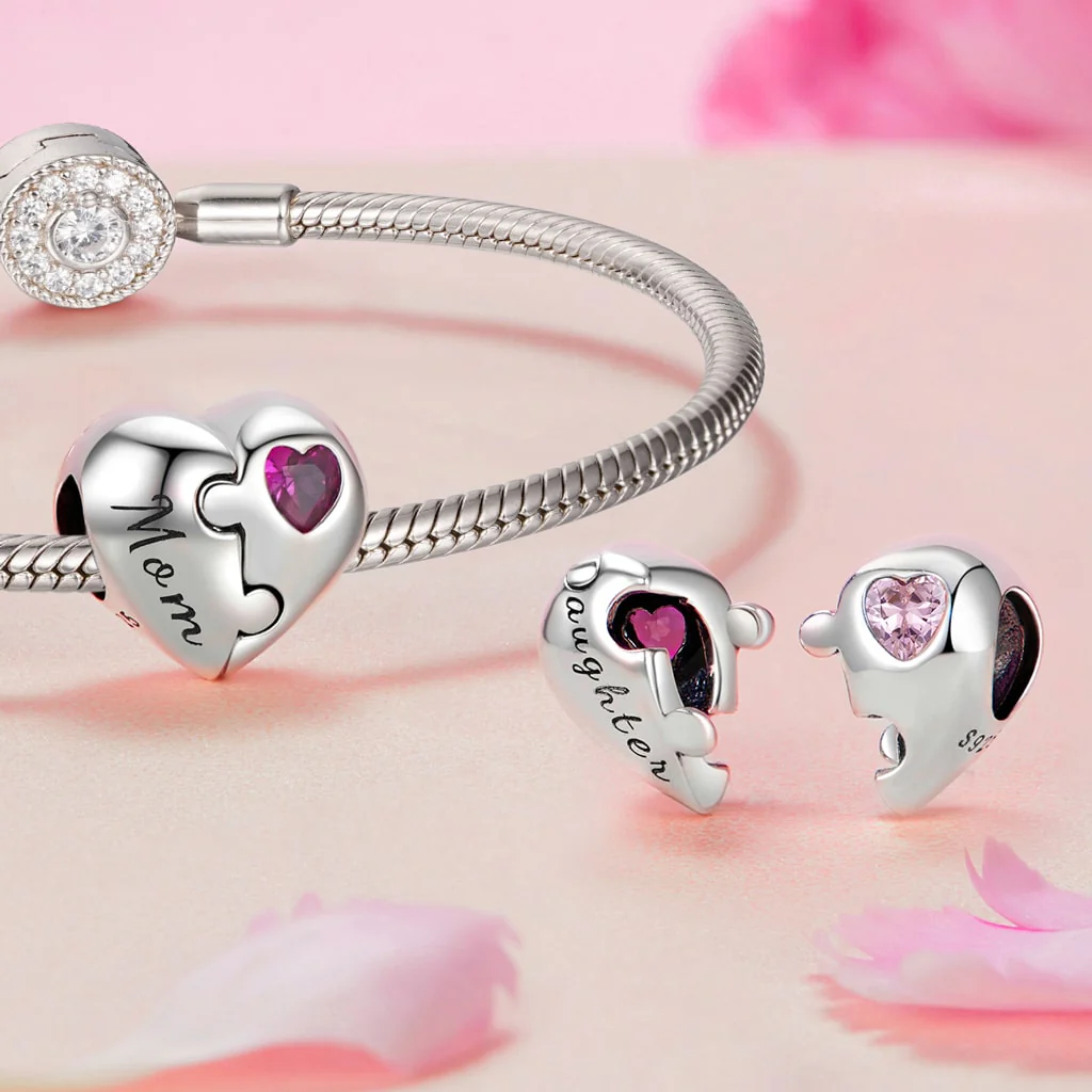 Gnoce Charm Puzzle d'Amour Maman Fille - Image 3