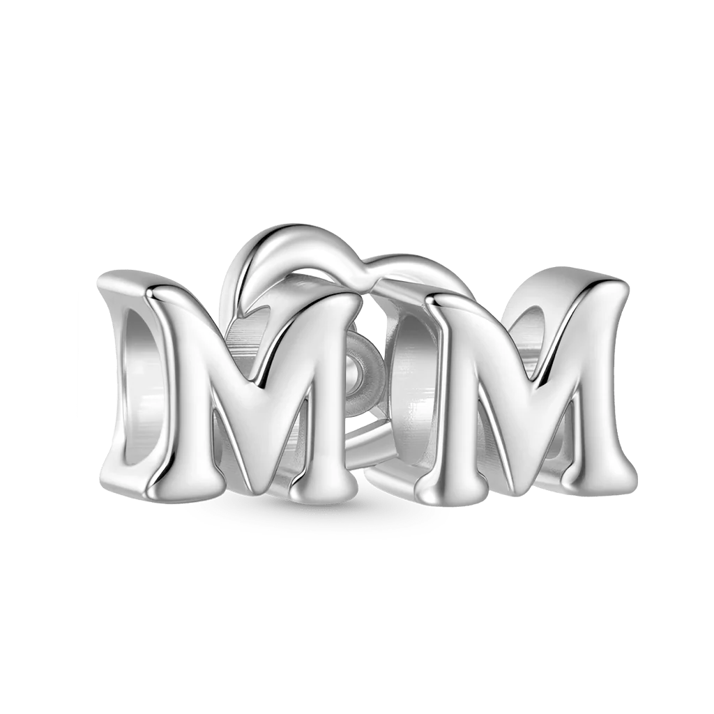 Gnoce Charme d'amour pour la fête des mères Alliage argent plaqué platine - Image 2