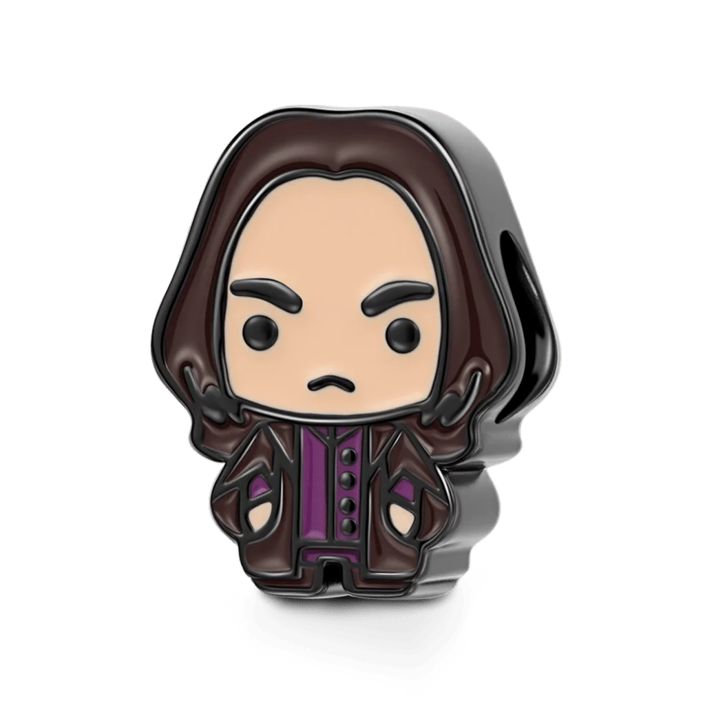 Gnoce Charme du professeur Severus Snape Harry Potter Alliage argent plaqué platine