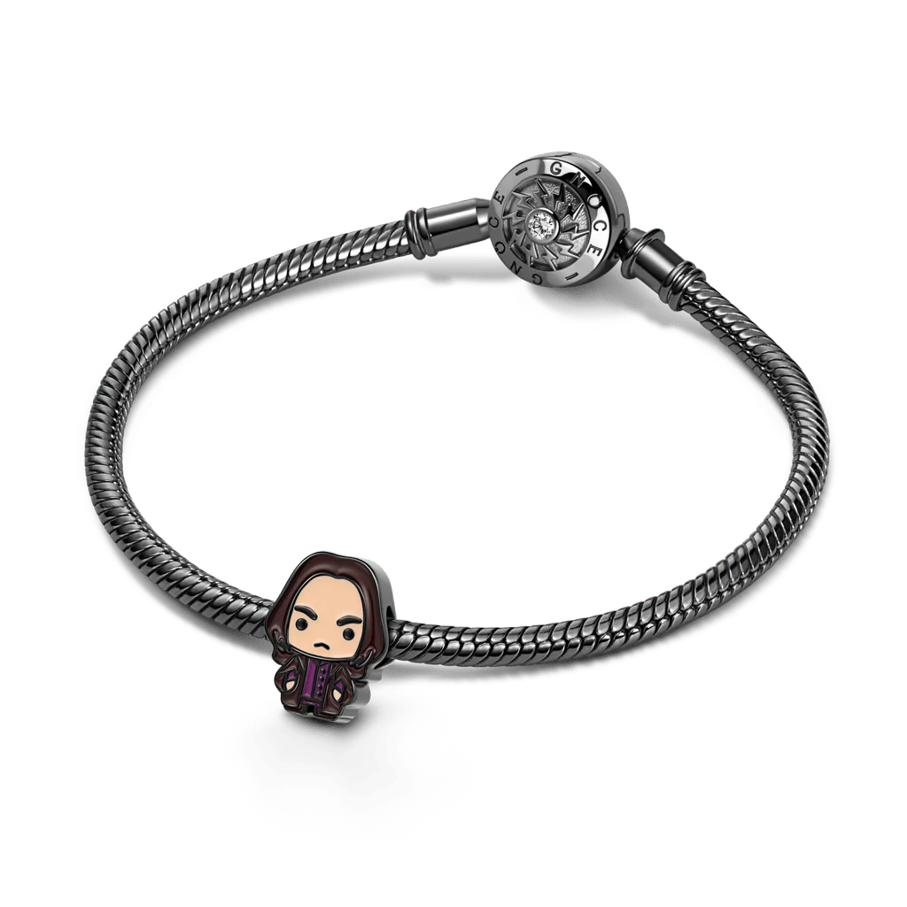 Gnoce Charme du professeur Severus Snape Harry Potter Alliage argent plaqué platine - Image 3