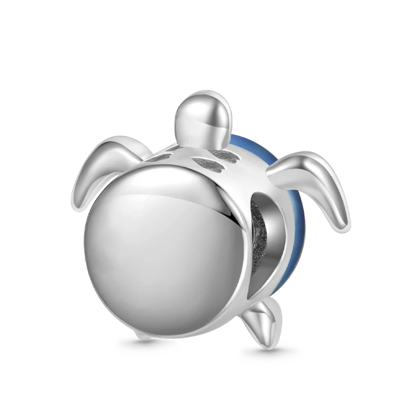 Gnoce Charm humeur tortue de mer Alliage argent plaqué platine - Image 3