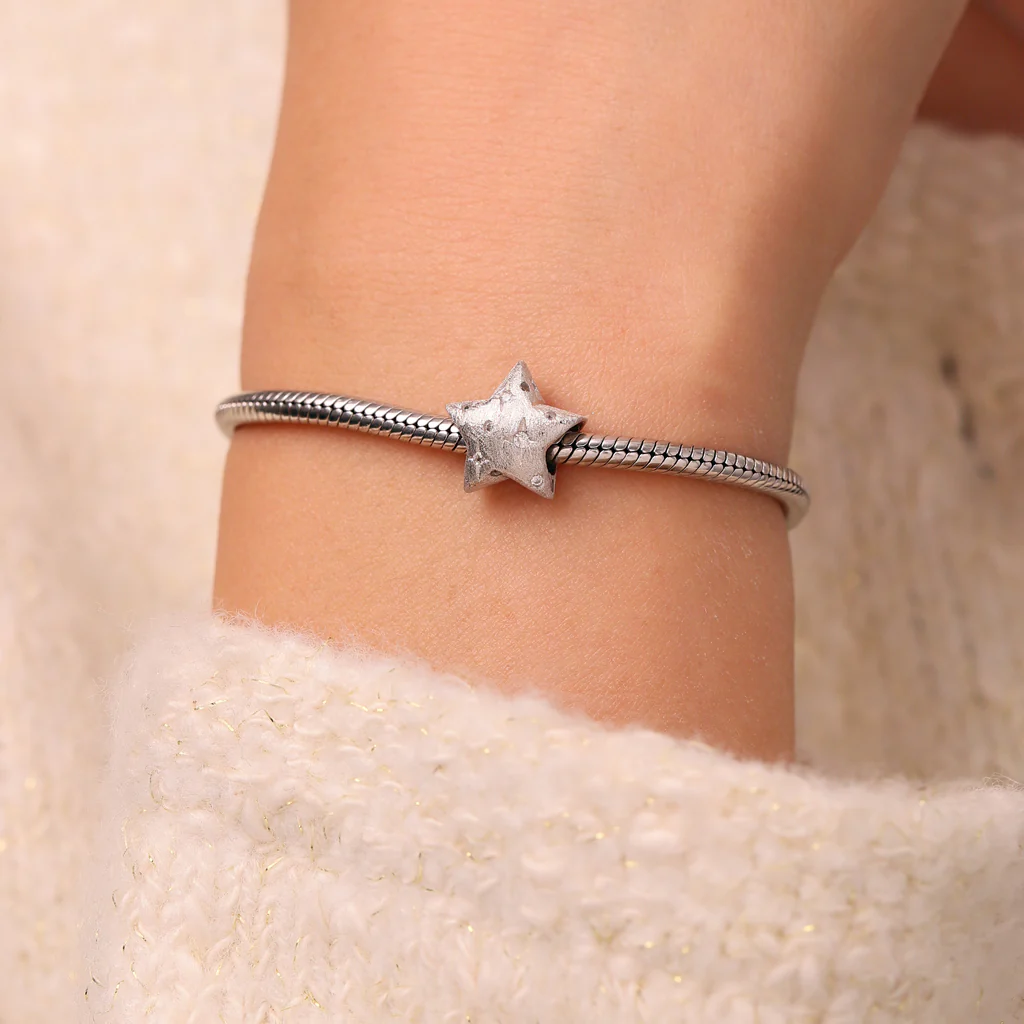Gnoce Charm Étoile Brillante de Sablage - Image 5
