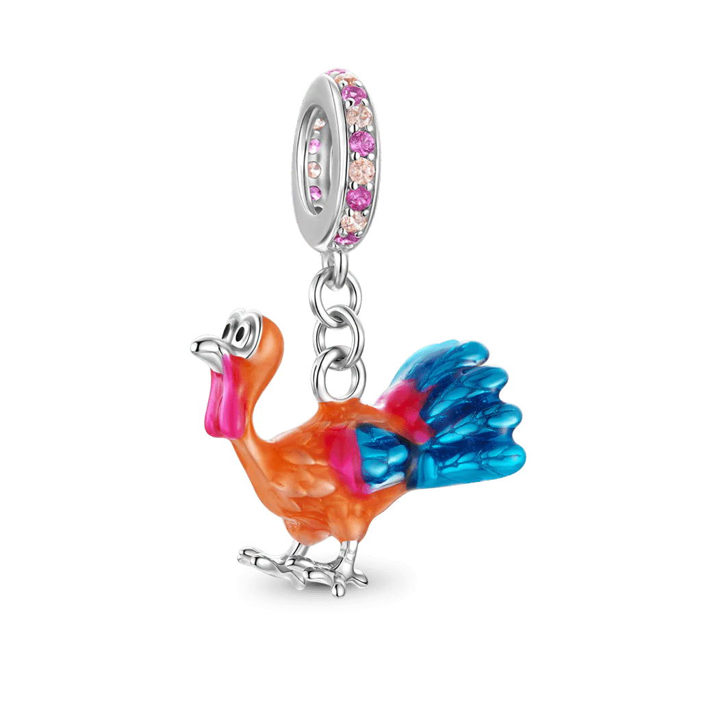 Gnoce Pendentif à breloque Dinde pour Thanksgiving