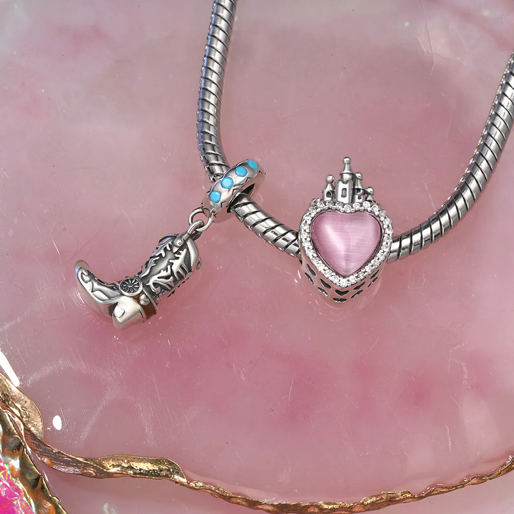 Gnoce Pendentif Botte de Cowboy Western - Image 2