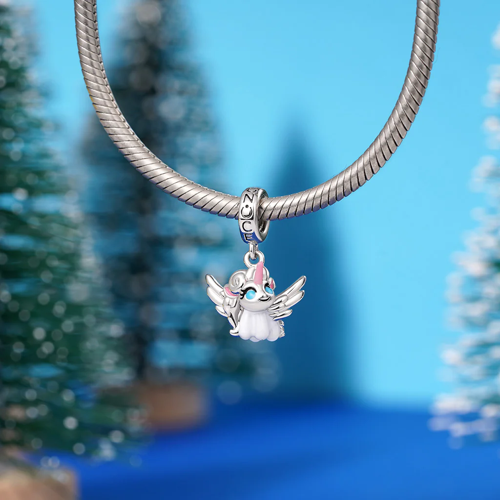 Gnoce Charme de licorne fantaisie Alliage argent plaqué platine - Image 3