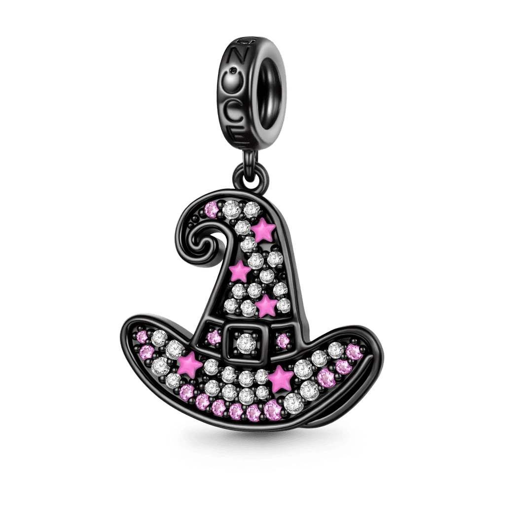 Gnoce Pendentif Charme Chapeau de Sorcière Halloween