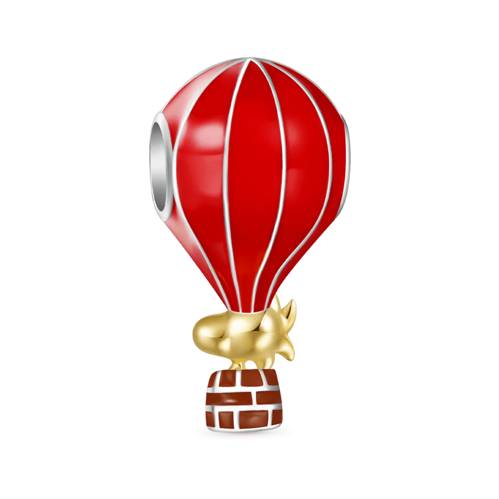 Gnoce Charm Peanuts Woodstock en Montgolfière - Image 3